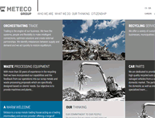 Tablet Screenshot of metecotrade.com